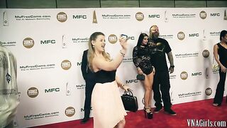 JuliaAnnLive - Xbiz 2017 Red Carpet BTS